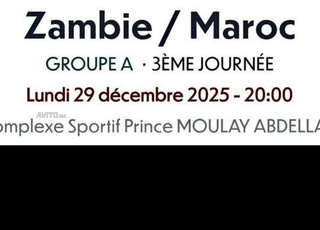Ticket Maroc - Zambie Cat 3