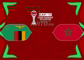 Billets Maroc vs Zambie