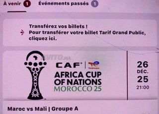 CAN - MAROC/ZAMBIE - CAT 1