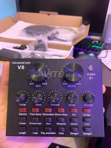 ميكروفون BM-800 (لم يستعمل قط)، بطاقة الصوت V8 - 2