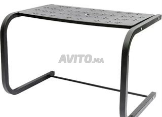 منظم رف للميكروويف - أسود