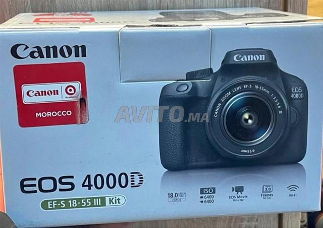 * كاميرا احترافية Canon 4000D للبيع بثمن مناسب  8