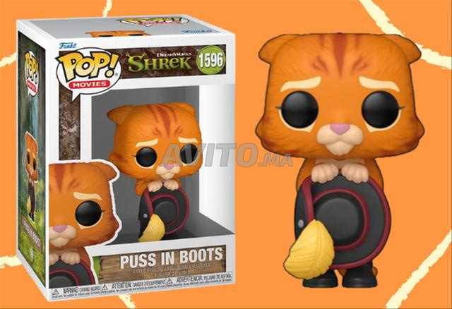 شخصية Funko POP DreamWorks القط ذو الحذاء رقم 1596