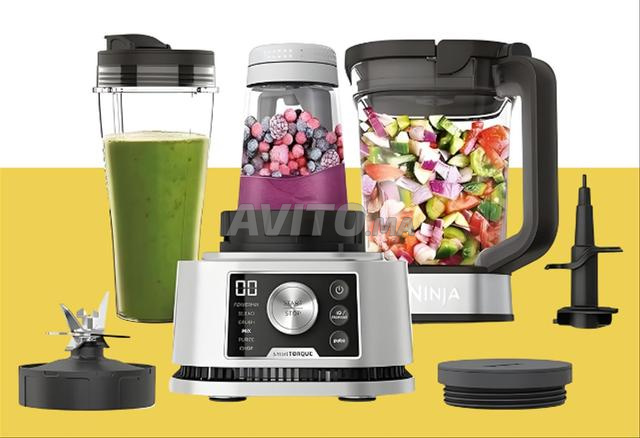 خلاط 3 في 1 Ninja Foodi Power Nutri رمادي وأسود