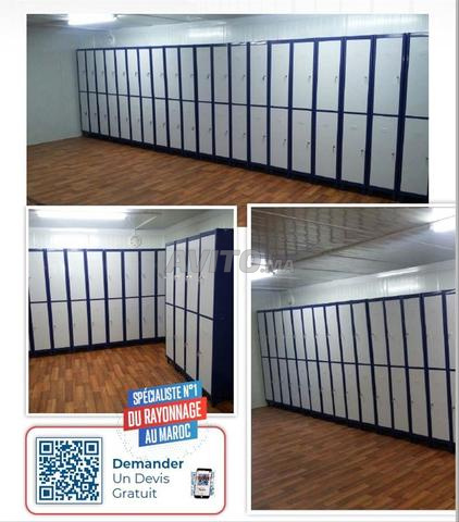 Les vestiaires métalliques
