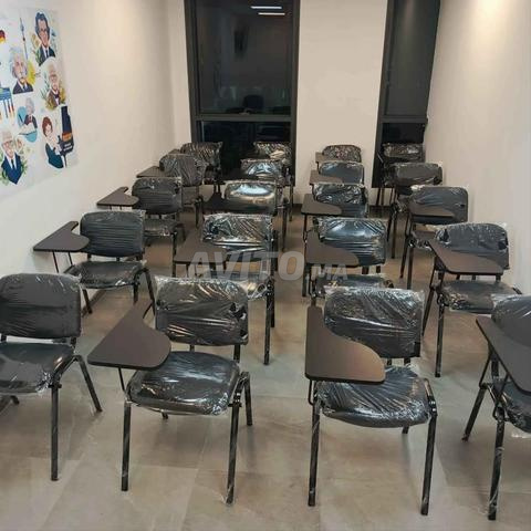 كرسي قماشي مع لوح أسود - 2