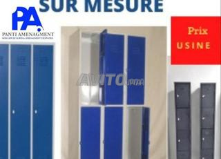 Vestiaires métallique avec 2\3\4 porte sécurisés
