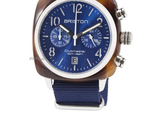 Montre briston clubmaster navy blue