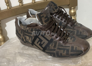 fendi chaussures vintage zucca monogram