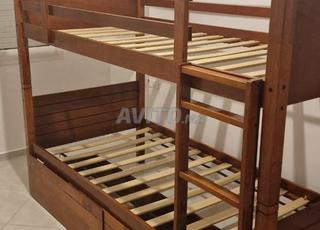 Lit Superposé 90X200Cm