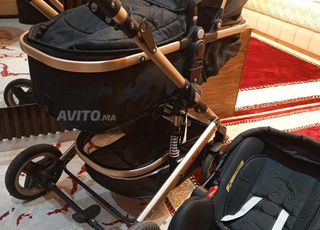 poussette belecoo double face