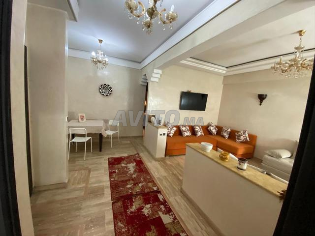 Bel appartement à louer meublé à guéliz