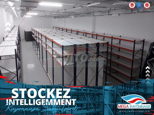 رفوف معدنية نصف ثقيلة حسب الطلب - 2