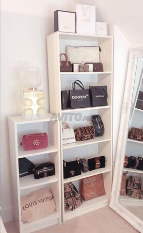 Bibliothèque en bois mdf خزانة متعددة الاستعمالات