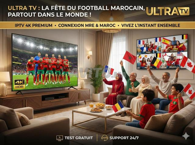 IPTV Qualité Garantit 12 Mois FHD 4K