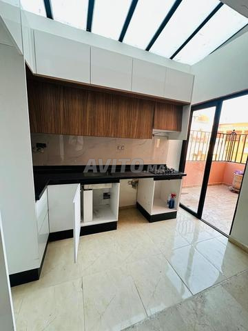 Appart vide 3 chs 2 SDB, Salon terrasse Gueliz - 2