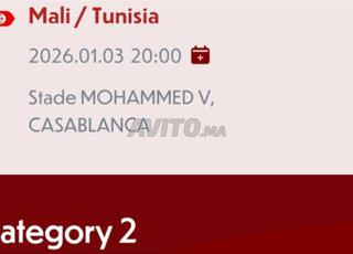 Match Tunisie Mali (8eme Final CAN) - 3 billets