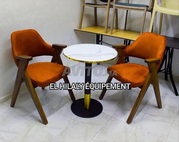 Chaise table café restaurant vente maroc