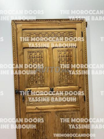 Porte de Salon en Bois Sculpté (Prix de Gros) - 2