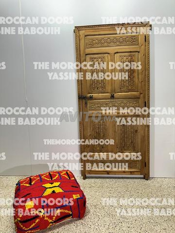 باب صالون من الخشب المنحوت (سعر الجملة)