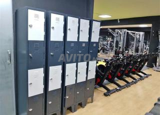VESTIAIRE MÉTALLIQUE POUR GYM ÉCOLE OU CLUB