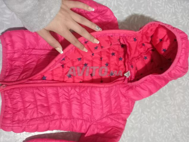 Jaquette fille 2 ans – rose – bon état - 2