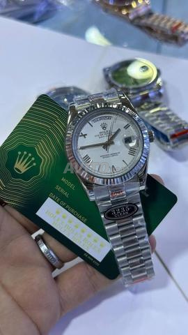 رولكس داي ديت أبيض أوتوماتيكي