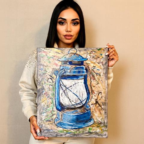 Je suis celui qui a peint ces œuvres d'art de mes propres mains