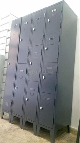 vestiaire métallique robuste de 1 à 4 portes