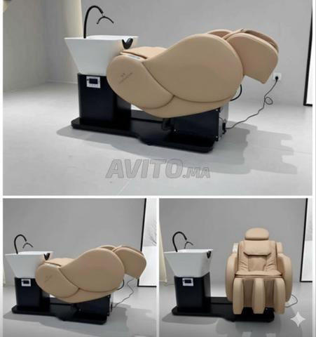 كرسي متعدد الوظائف، مغسلة رأس، تدليك للجسم