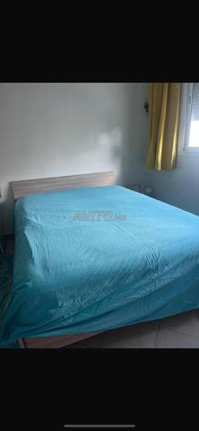 إطار سرير 1,40/1,90 مع 2 منضدة سرير