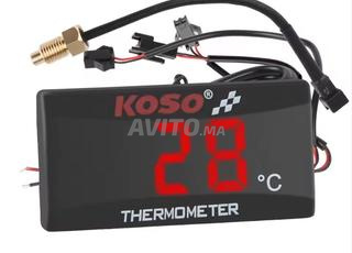 ميزان حرارة للدراجات النارية 12 فولت (60 درجة مئوية - 120 درجة مئوية)