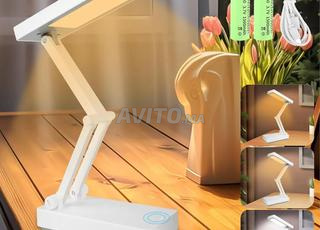 مصباح ليد قابل لإعادة الشحن، لمس، قابل للطي