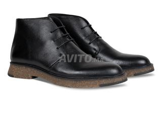 Bottes Homme - Cuir Noir N43