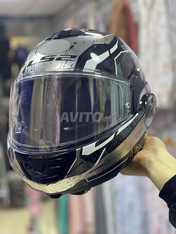 casque ls2 valiant taille neuf avec intercom sena - 2