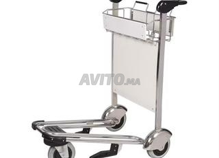 Je mets en vente des trolleys portebagage en inox