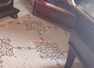 Salon, table, coin et tapis