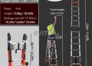 échelle télescopique robuste