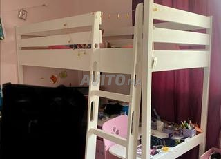 lit superposé avec bureau