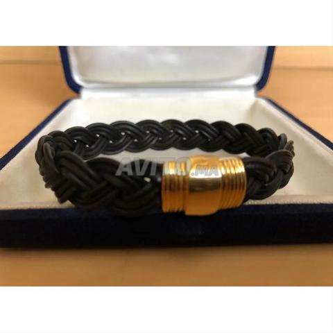 سوار FRED من شعر الفيل والذهب عيار 18 قيراط