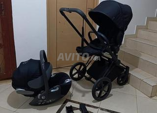 عربة أطفال Cybx Priam مع مقعد سيارة للأطفال