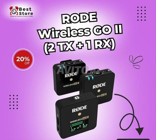 RODE Wireless GO II (2 TX - 1 RX) – Micro sans fil