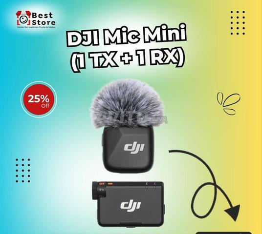 DJI Mic Mini (1 TX - 1 RX) ميكروفون لاسلكي فائق 🎤