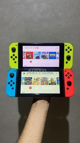 Nintendo Switch V2 مفلشة كالجديدة