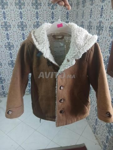 manteau en peau de mouton pour enfant 4ans