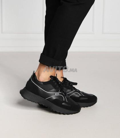 حذاء رياضي BOSS أسود رجالي مقاس 45 حالة ممتازة
