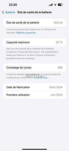 iPhone 15 Pro Max Kolchi Officiel ✅