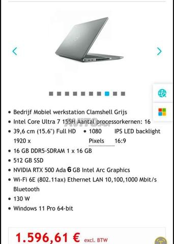 ​كمبيوتر محمول Dell Precision Ultra 7