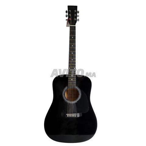 Santari FG229 - جيتار فولك صوتي 41 بوصة أسود