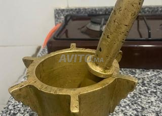 Mortier en cuivre, héritage ancien de plus de 100 ans